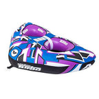 Airhead Turbo 2 | 2 Rider Towable Tube for Boating, Red/Black, Model:AHTB-12
