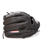 Nokona AmericanKip Black 11.5 Inch A-1150I-BK Baseball Glove