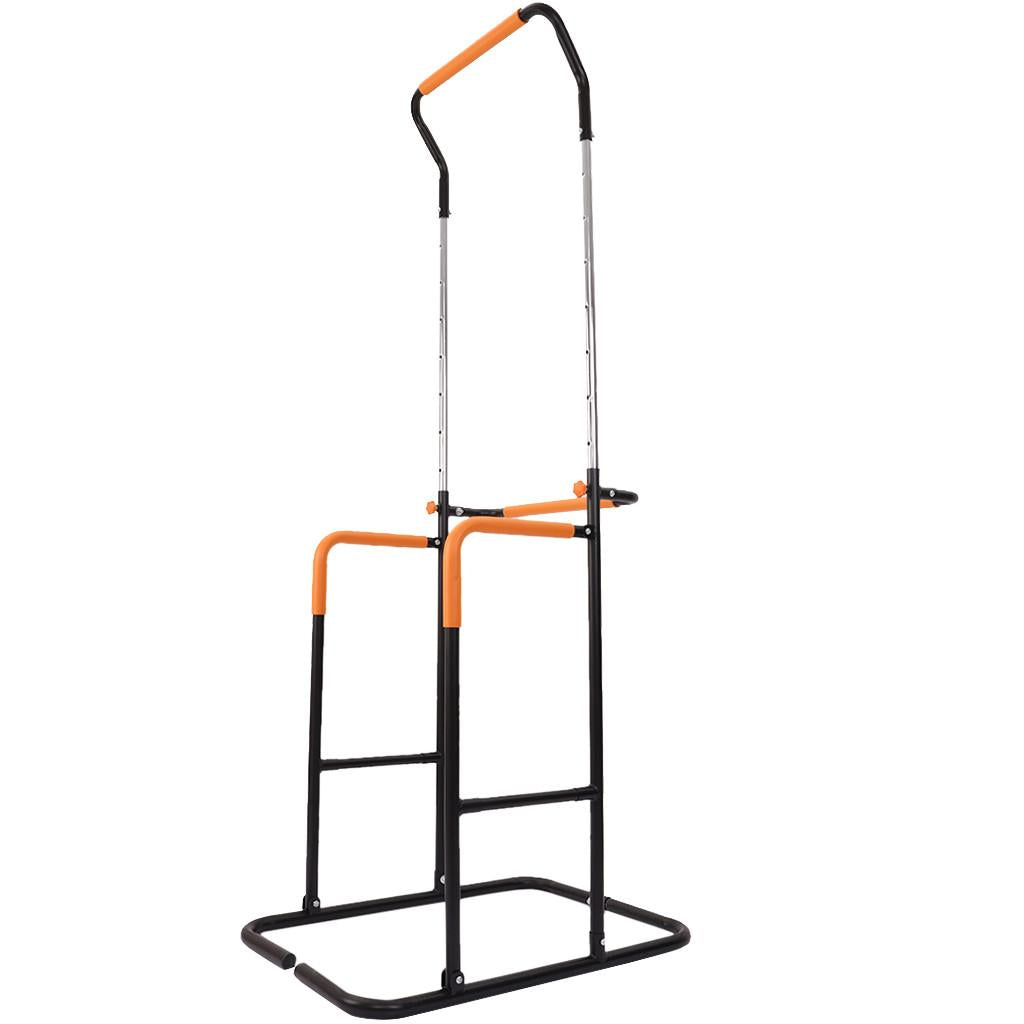 VANLOFE Adjustable Multi Function Power Tower Pull-up Bars Stand Standing Dip Station Strength Training for Home Gym 330 Weight Capacity