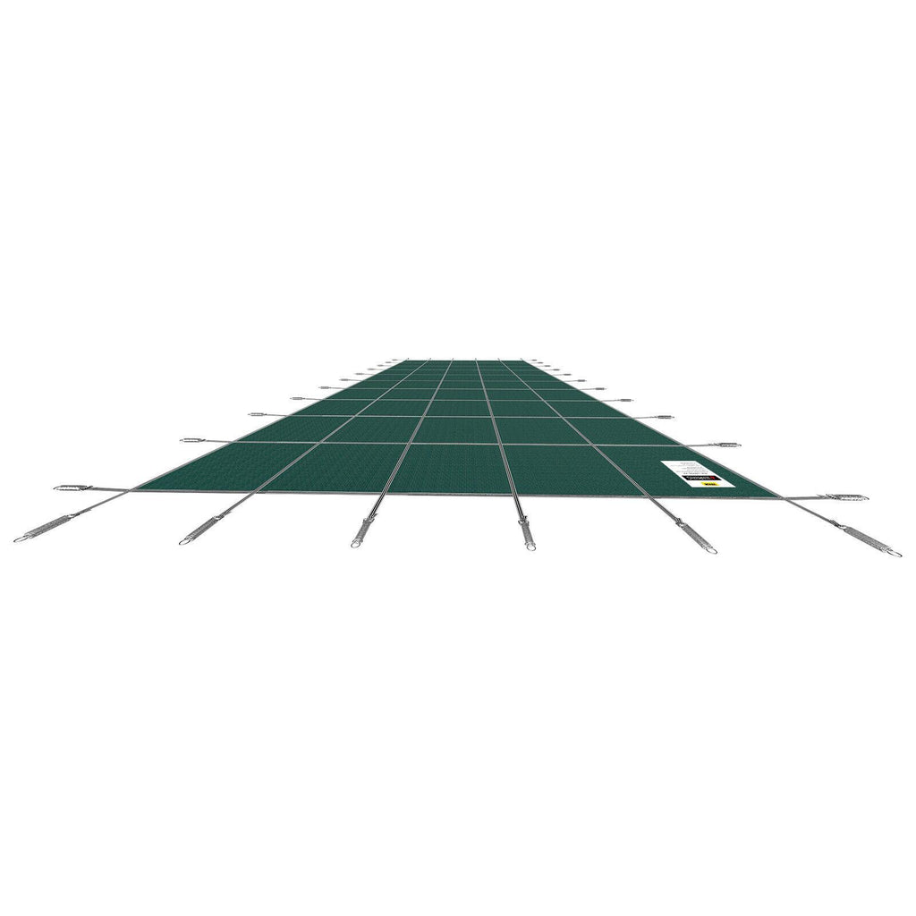 vevor safety pool cover 18x32ft rectangular in ground clean winter cover mesh