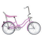 Micargi HERO 20" Beach Cruiser Coaster Brake Single Speed with Banana Seat  Steel Spokes One Piece Crank Alloy Rims 36H Color: Pink