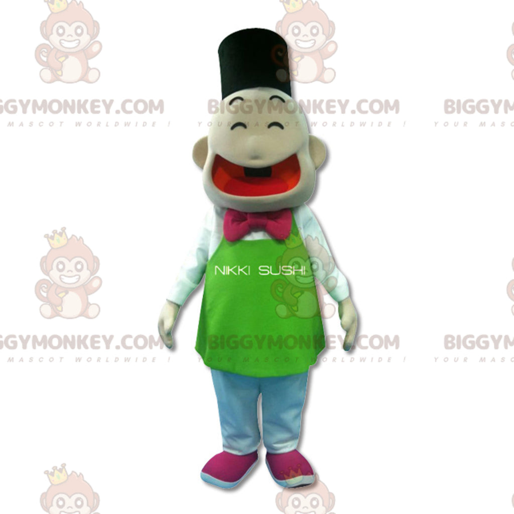 Japanese man BIGGYMONKEYmascot costume. Sushi BIGGYMONKEYMascot Costume