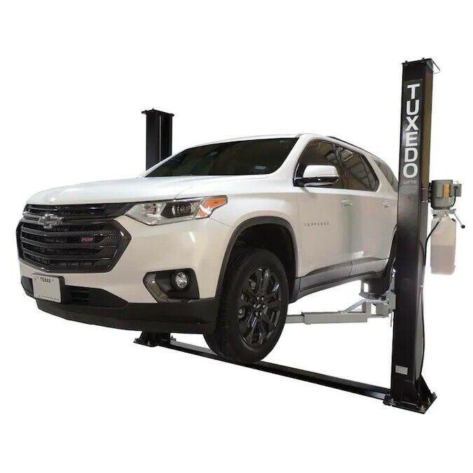 Tuxedo 9,000 lbs. 2-Post A.uto Lift - Asymmetric with truck Adapters!!