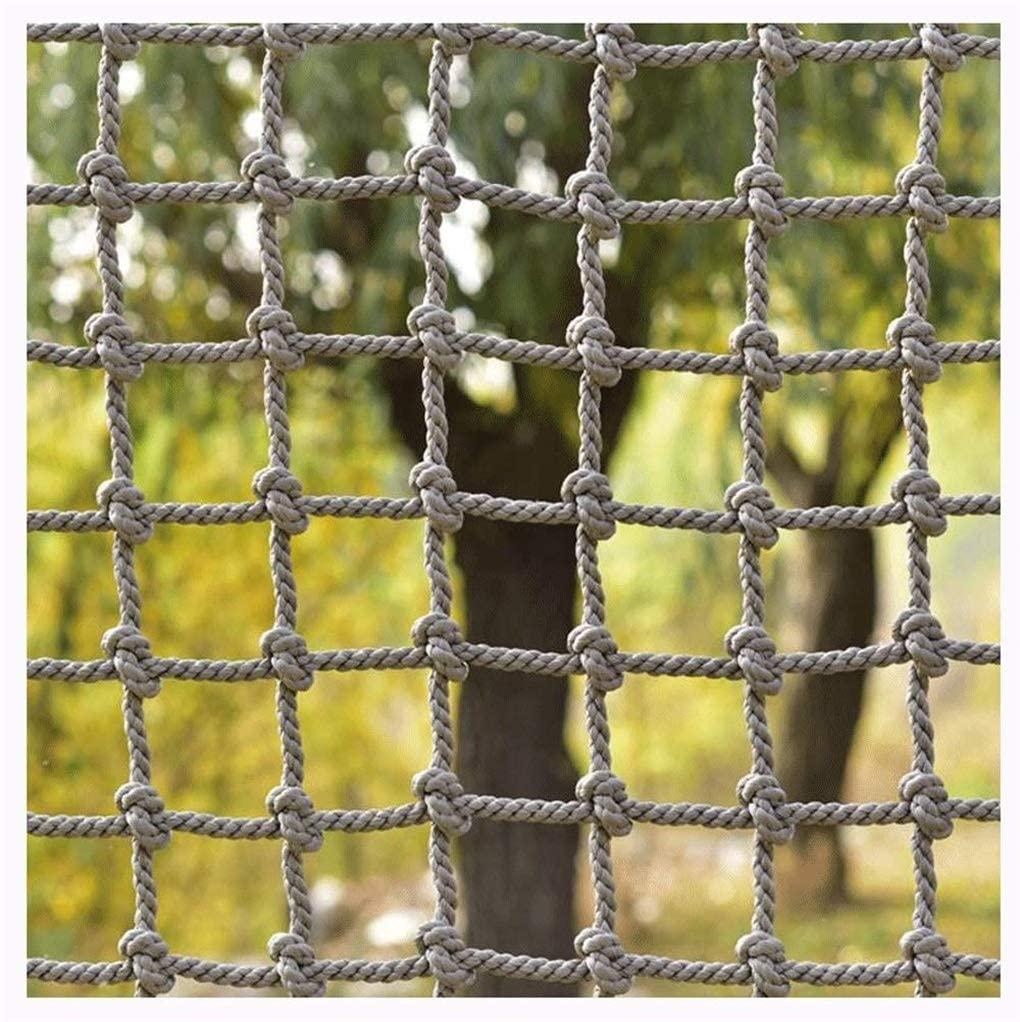 Children Protective Netting 12mm/12cm Outdoor Safety Netting Climbing Rope Net Amusement Park Development Protection Net Anti-Fall Net for Entertainment(Brown) Stairs Safety +++