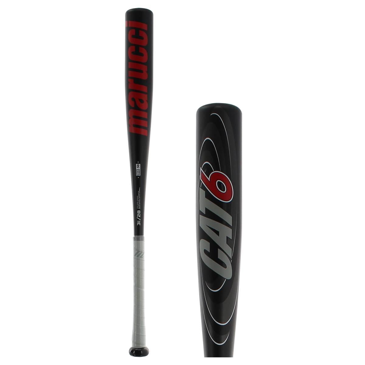 Marucci Cat 6 Black -3 BBCOR Baseball Bat: MCBC6CB 32" 29 oz.