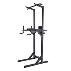 KARMAS Heavy Duty Adjustable Power Tower Multi-Function Strength Training Dip Stand Workout Station Fitness Equipment for Home Gym