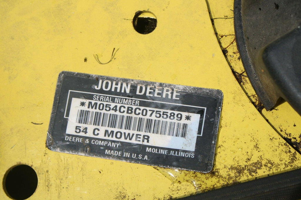54" C Mowing Deck w Blower Collection Sys Bagger 15 BU 2305 2210