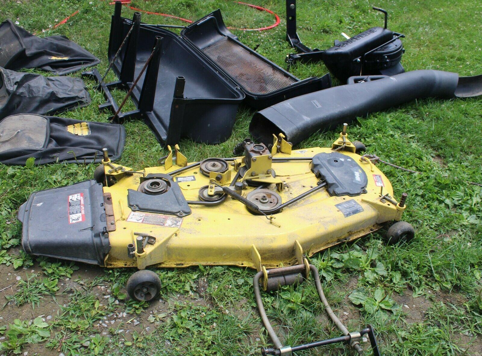 54" C Mowing Deck w Blower Collection Sys Bagger 15 BU 2305 2210