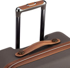 Chatelet Air Hardside Luggage, Spinner Wheels, Chocolate Brown, Checked-Large 28 Inch