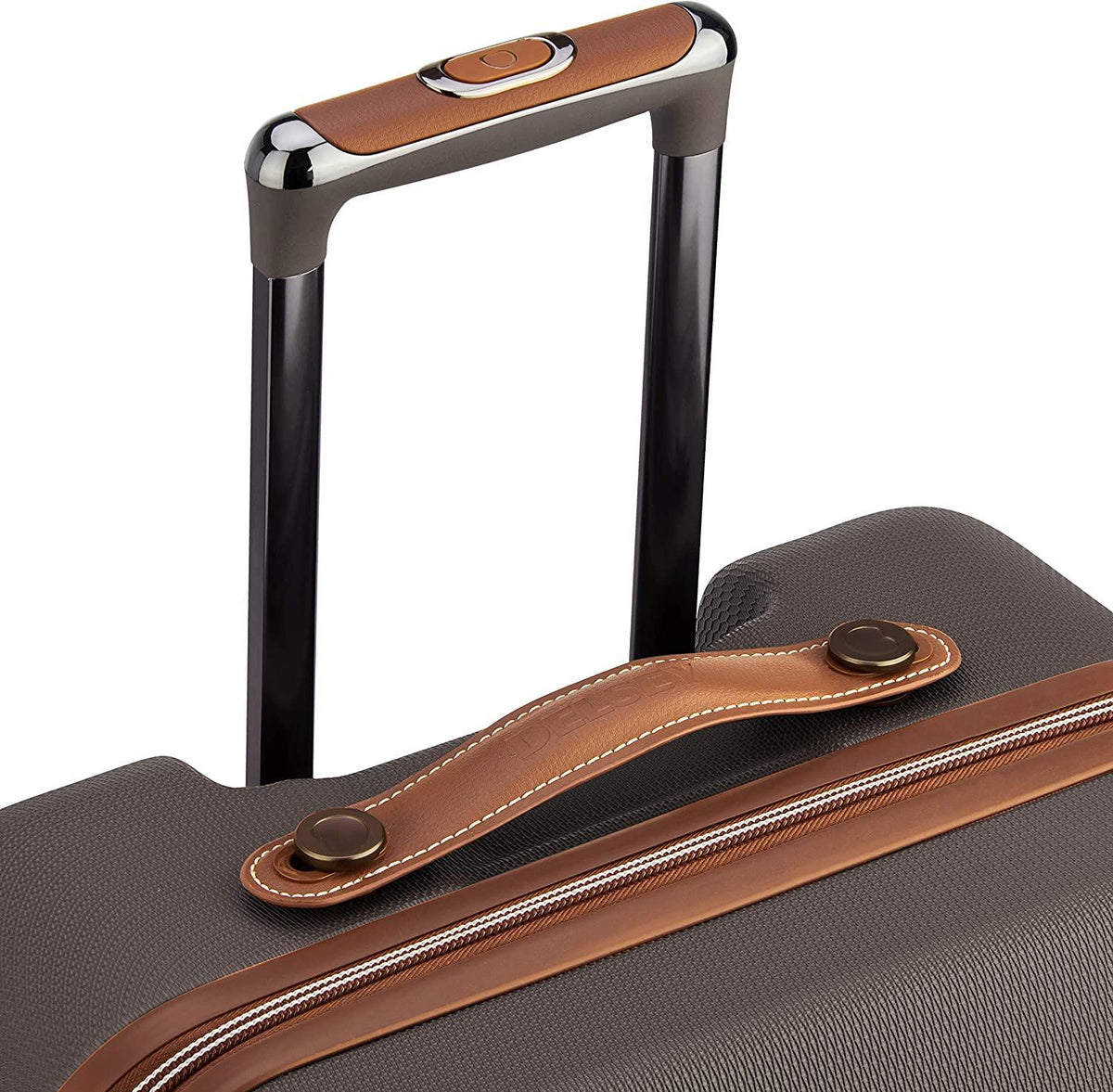Chatelet Air Hardside Luggage, Spinner Wheels, Chocolate Brown, Checked-Large 28 Inch