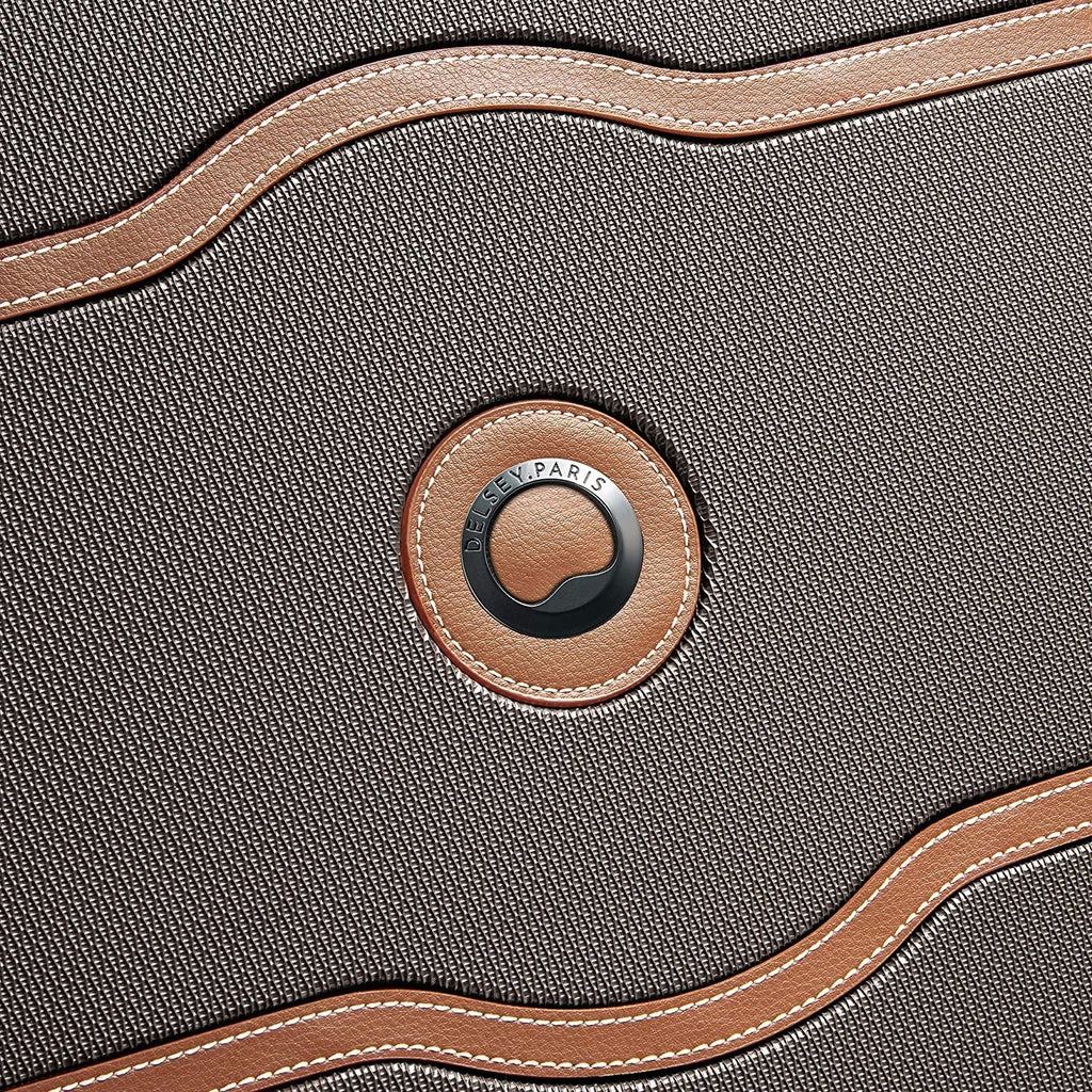 Chatelet Air Hardside Luggage, Spinner Wheels, Chocolate Brown, Checked-Large 28 Inch