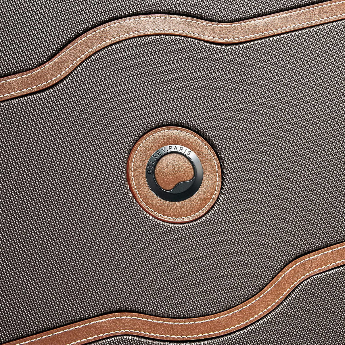 Chatelet Air Hardside Luggage, Spinner Wheels, Chocolate Brown, Checked-Large 28 Inch