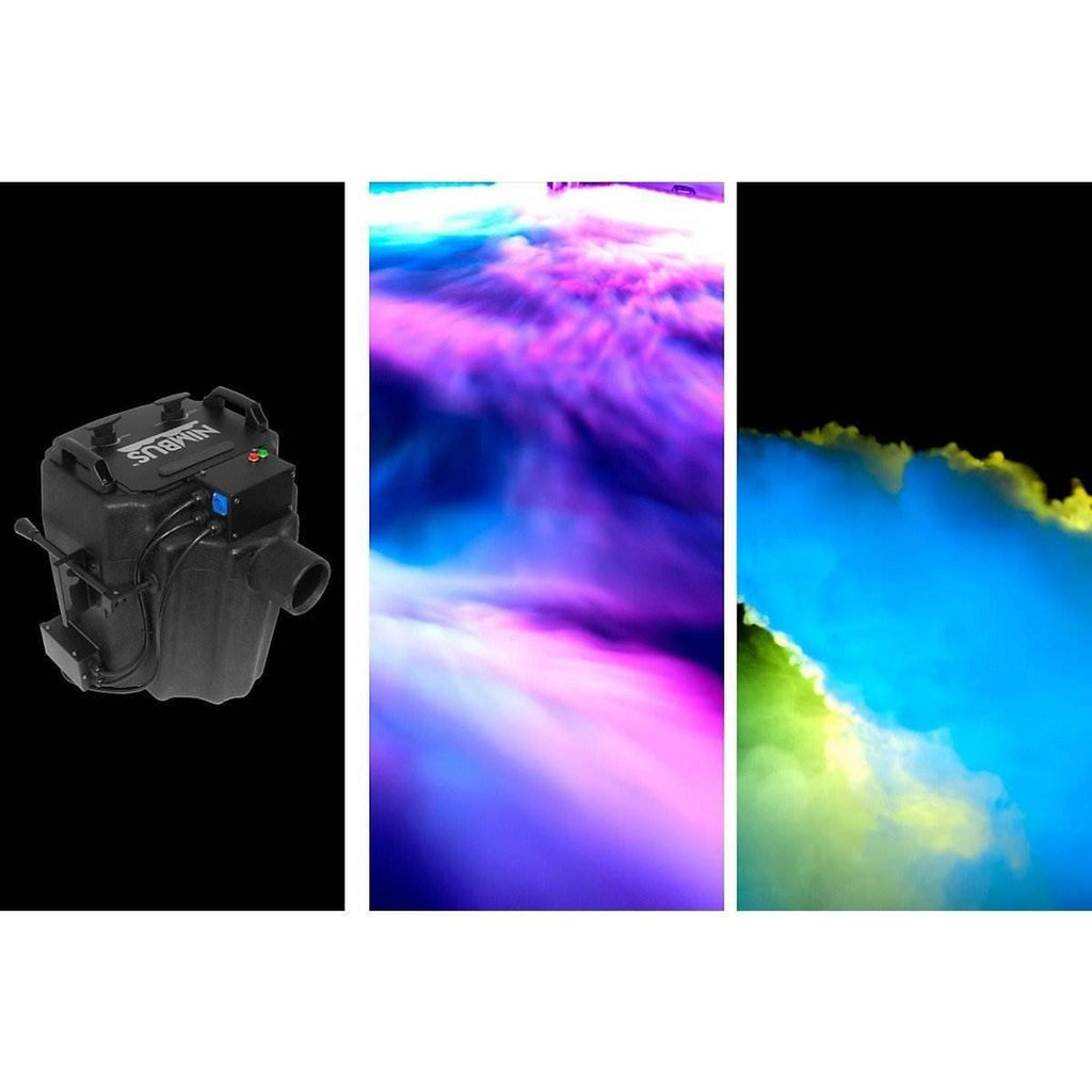 Chauvet Nimbus Dry Ice Fog Machine + American DJ Flurry Snow Machine with Remote