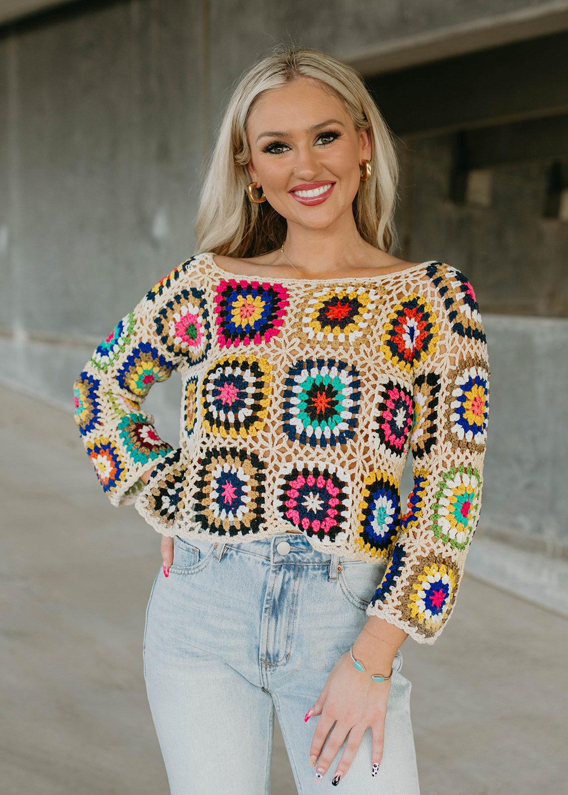 sweater top - beige