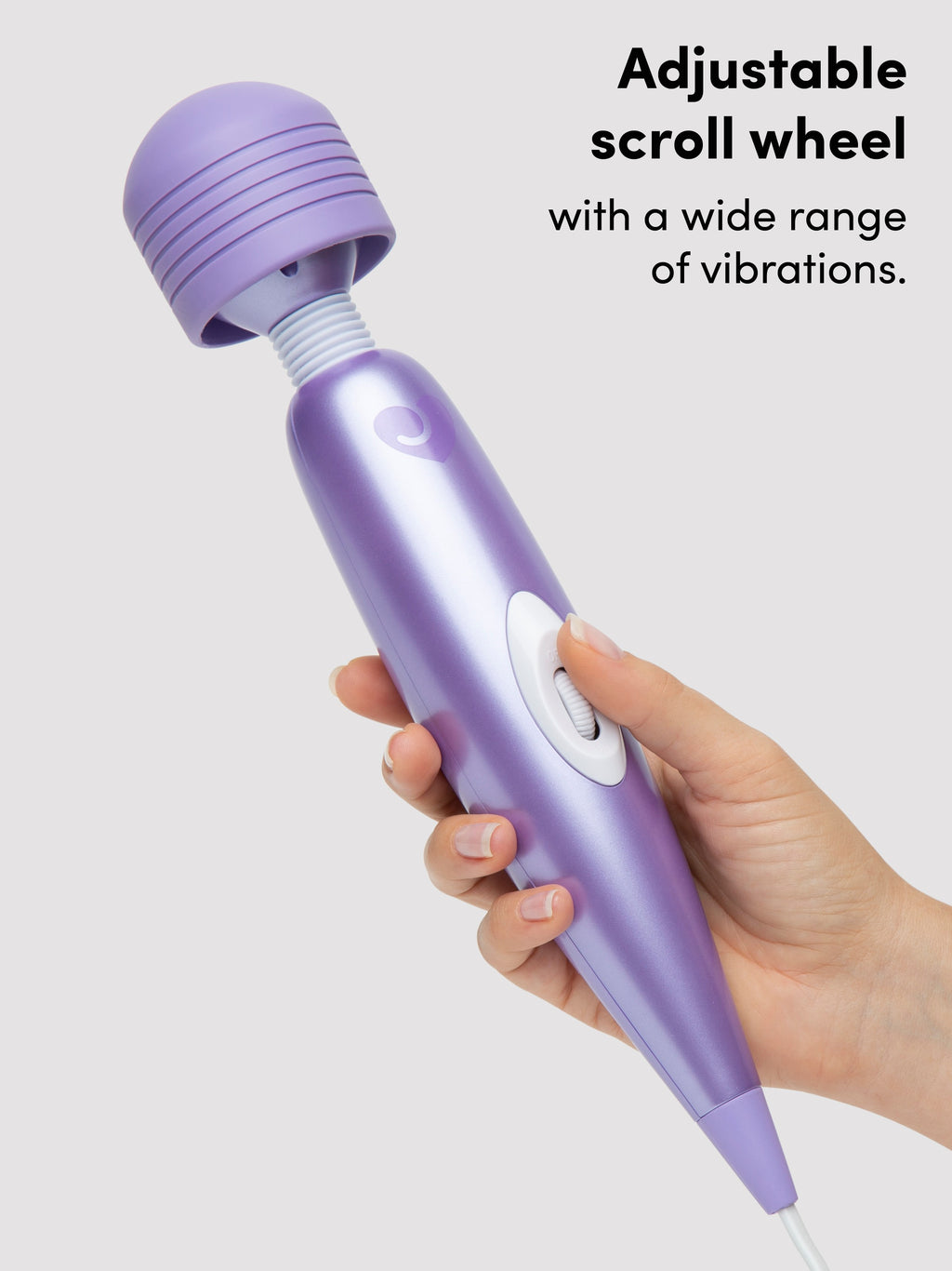 Lovehoney Extra Powerful Multispeed Plug In Massage Wand Vibrator, Purple | Purple