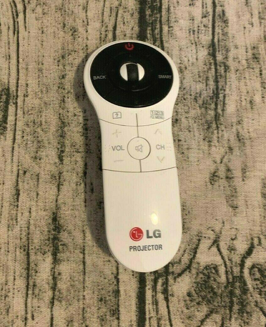 pre-owned lg pa77u portable led projector with smart tv and magic remote