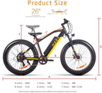 Adults Electric Bike 750W BaFang Motor Fat Tire Electric Mountain Bicycle Samsung 48V Lithium Battery  7-Speed Snow Beach E-Bike Dirt Bicycles
