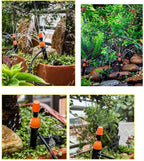 BBGS Irrigation Sprinkler Kit, for Greenhouse, Lawn, Patio, Landscape, Flower Bed, Drip Irrigation System with Adjustable Nozzle, Automatic Sprayer and Dripper (Color : Style 4)