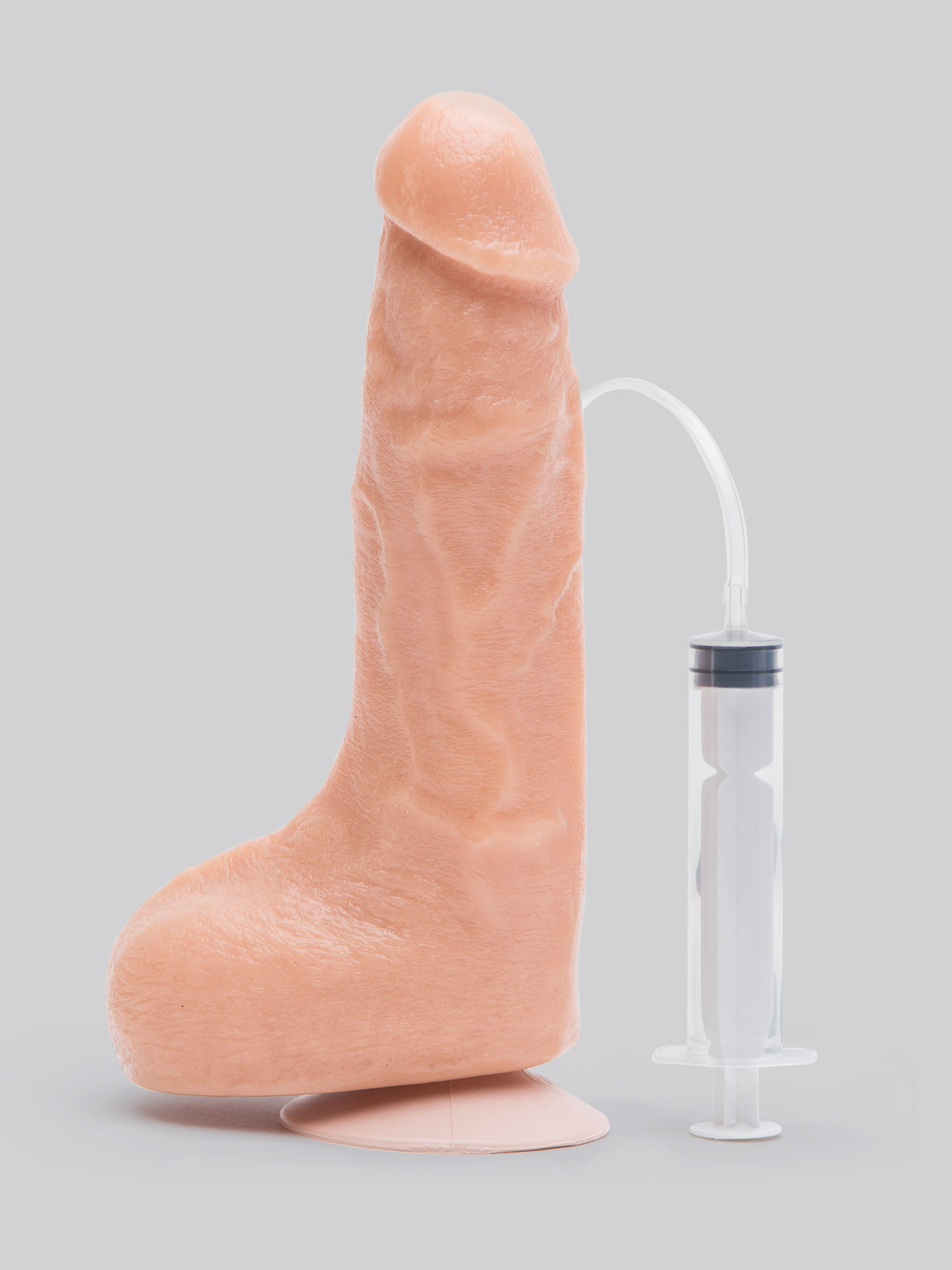 Doc Johnson Bust It Ejaculating Realistic Dildo with Vac-U-Lock 7 Inch, Flesh Pink | Flesh Pink