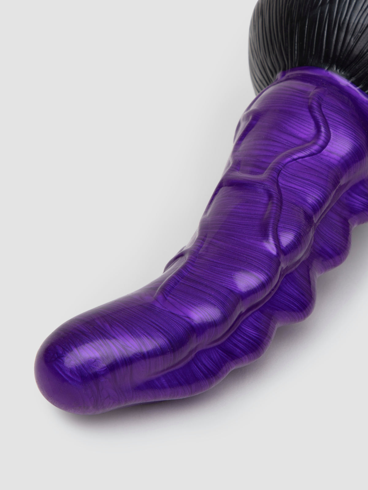 Fantasy Veiny Silicone Alien Dildo 6.5 Inch, Purple