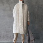long thick warm down coat