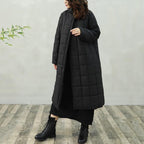 long thick warm down coat