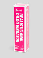 BASICS Realistic Anal Dildo Vibrator 5 Inch, Purple