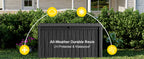 200 Gallon Outdoor Deck Box, Lockable Waterproof Outdoor StoraBoxes For Garden Tools,Indoor Cushions,Accessories Outside StoraResin Weatherproof Container(Black)