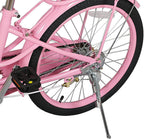 Coewske Kids Bike 20 inch Boys Girls Bicycle with Hand Brake and Kickstand Pink