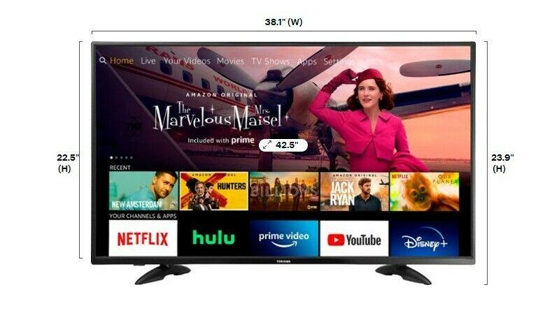toshiba - 43" class led 4k uhd smart firetv edition tv
