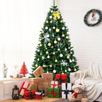 Costway 7.5ft Hinged Christmas Tree Douglas Full Fir Tree 2254 Tips