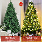 Costway 7.5ft Hinged Christmas Tree Douglas Full Fir Tree 2254 Tips