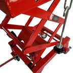 300LBS Motorcycle Dirt Bike Scissor Jack Lifts Crank Hydraulic Operated Stand