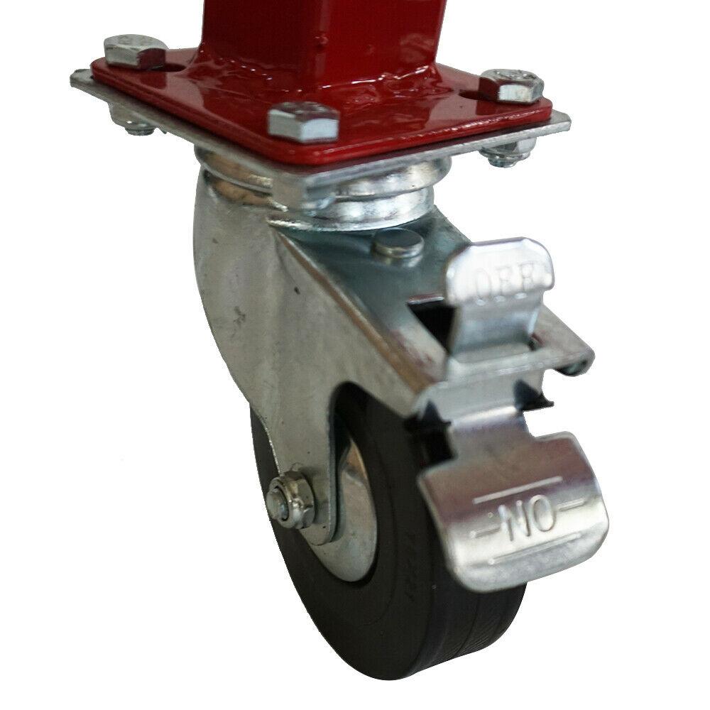 300LBS Motorcycle Dirt Bike Scissor Jack Lifts Crank Hydraulic Operated Stand
