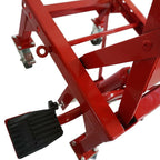 300LBS Motorcycle Dirt Bike Scissor Jack Lifts Crank Hydraulic Operated Stand
