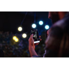 Twinkly Festoon Smart 40 AWW LED Bulb Lights, 66 Foot Black String, Gen II