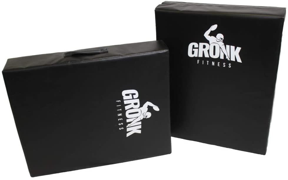 Gronk Fitness Crash Pad | Crash Cushion for Weightlifting | Quality Noise Reducing Weight Pads for Floor | Barbell Drop Pads | Barbell Cushion for Home of Commercial Gym