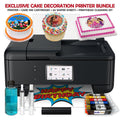 Tech Deals Cake Image Printer, Edible Ink Cartridges &amp; 50 Wafer Paper Sheets