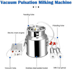 huidazhou automatic portable livestock milking equipment, milking machine kit for sheep portable electric milker milking machine, adjustable vacuum pump food silicone grade hose, 14l