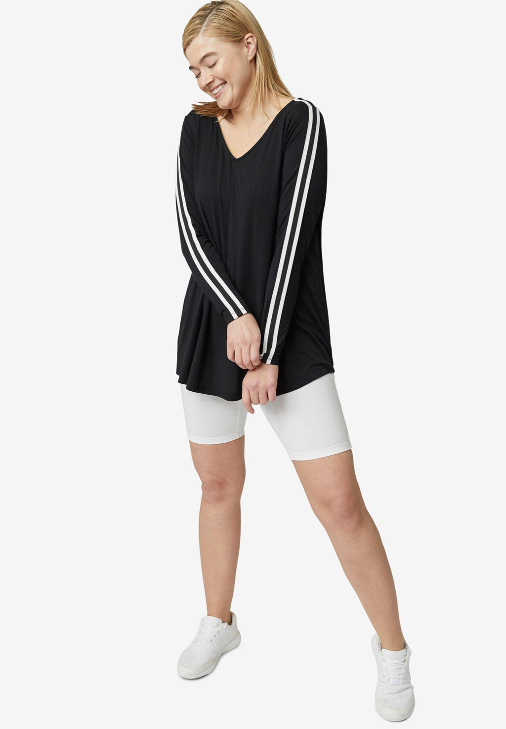 side-stripe tunic