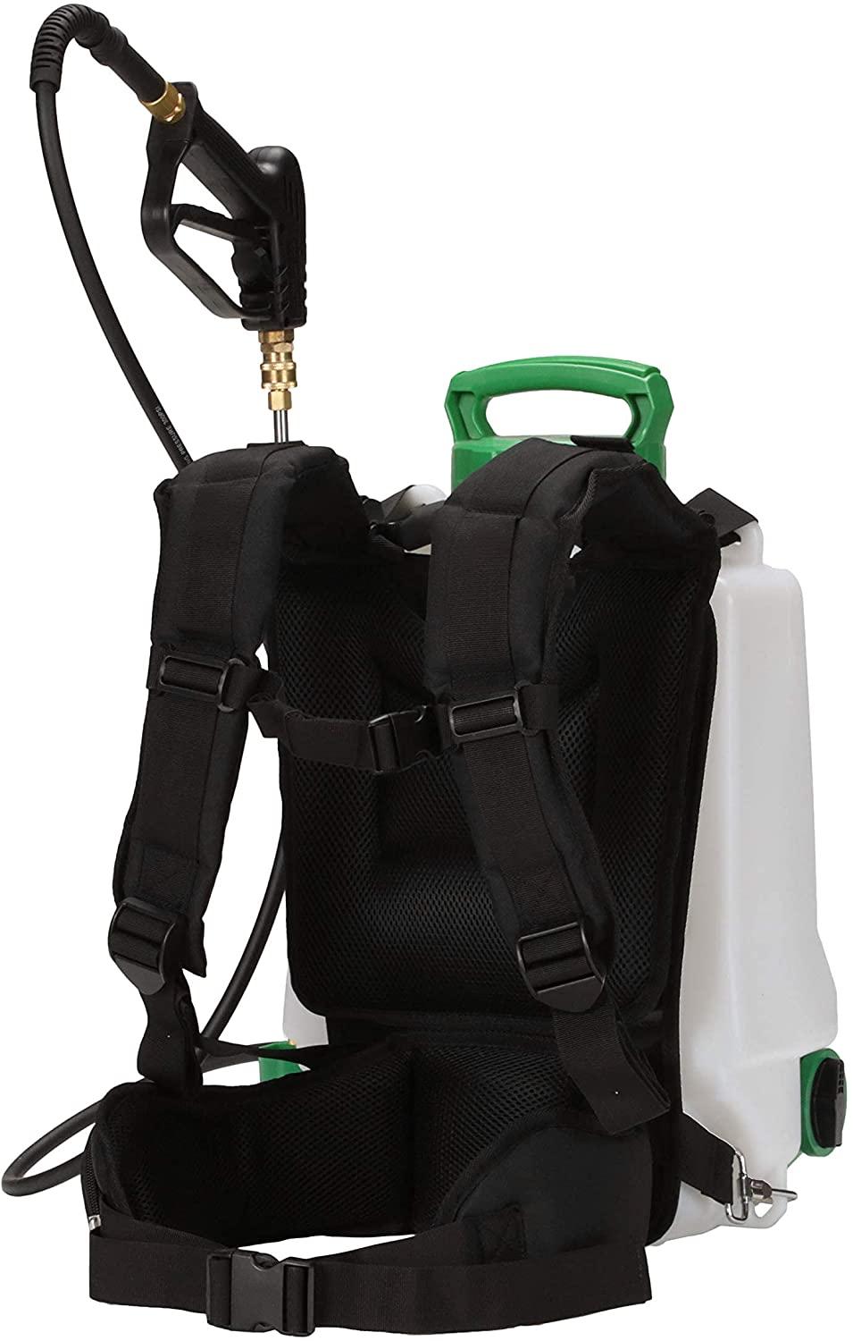 flowzone typhoon 2.5 variable-pressure 5-position battery powered backpack sprayer (4-gallon)