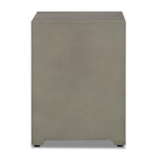 Bowery Hill Modern Steel Propane Tank Cover in Mist Gray