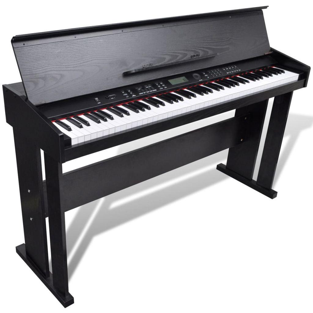 Lixada Classic Electronic Digital Piano with 88 Keys Music Stand