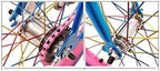 without logo AFTWLKJ Road Bike Fixed Gear Mini Inverted Brake Bicycle Net Red Bicycle Student Adult Men and Women 20 inch 30 Knife Double Disc Brake (Color : Blue White, Size : Reverse Brake)