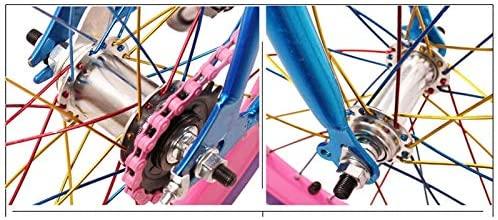 without logo AFTWLKJ Road Bike Fixed Gear Mini Inverted Brake Bicycle Net Red Bicycle Student Adult Men and Women 20 inch 30 Knife Double Disc Brake (Color : Blue White, Size : Reverse Brake)