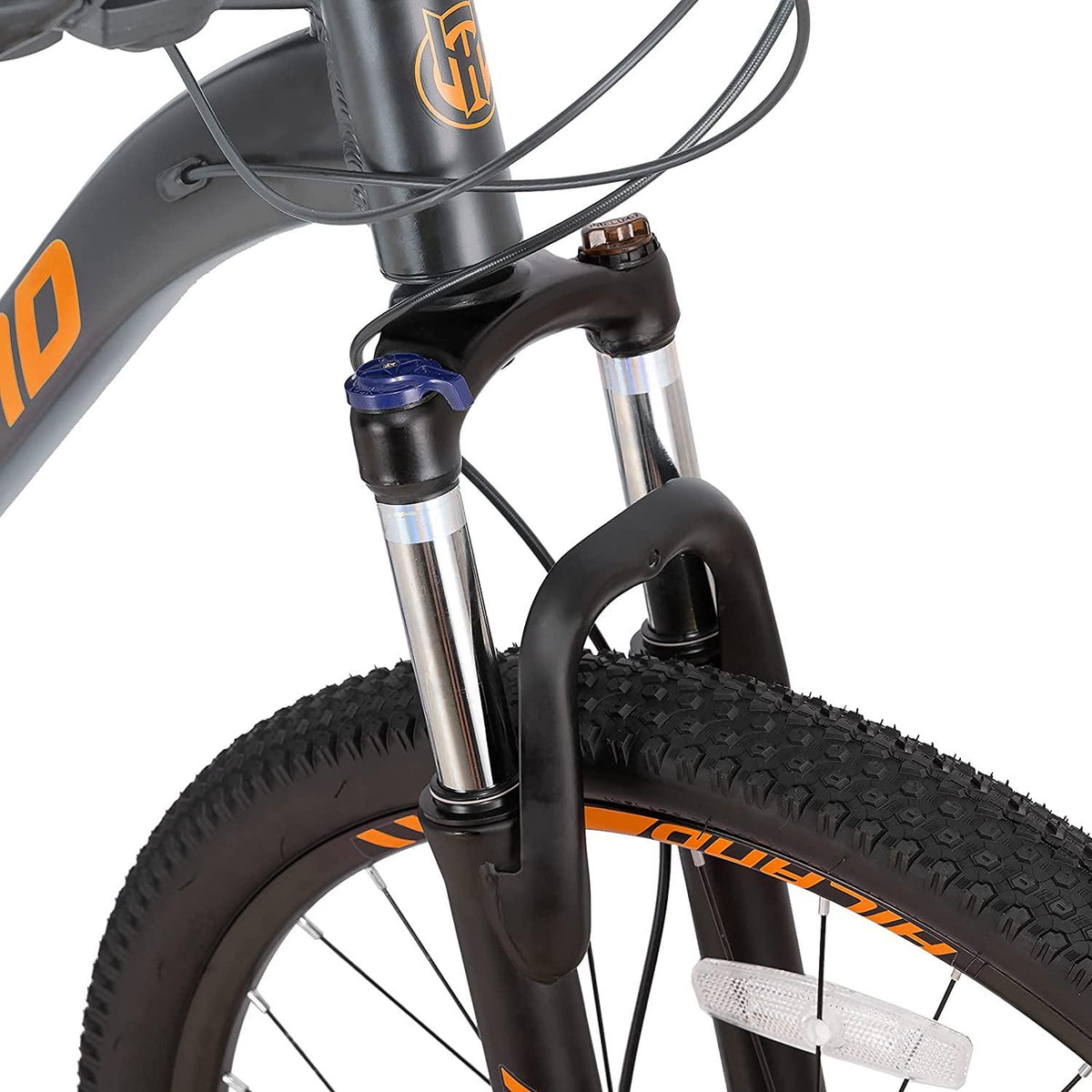 Hiland 27.5 Inch Mountain Bike 27-Speed for Man with 18/19.5 Inch Aluminum Frame Lock-Out Suspension Fork Hydraulic Disc-Brake