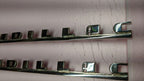 CADILLAC 1946  FENDER SCRIPT REAL nice Chrome