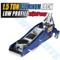 3000lbs Low Profile Aluminum Floor Jack 1.5 Ton Lift Capacity Rapid Pump Car NEW