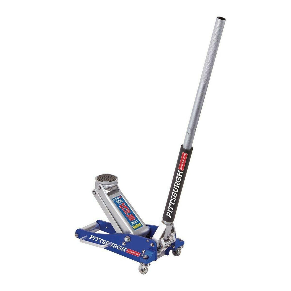 3000lbs Low Profile Aluminum Floor Jack 1.5 Ton Lift Capacity Rapid Pump Car NEW