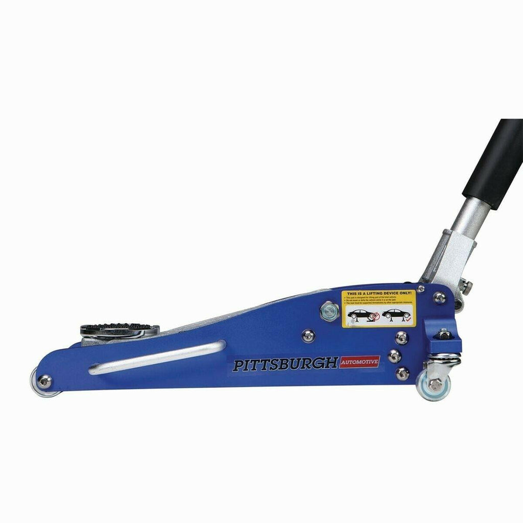 3000lbs Low Profile Aluminum Floor Jack 1.5 Ton Lift Capacity Rapid Pump Car NEW